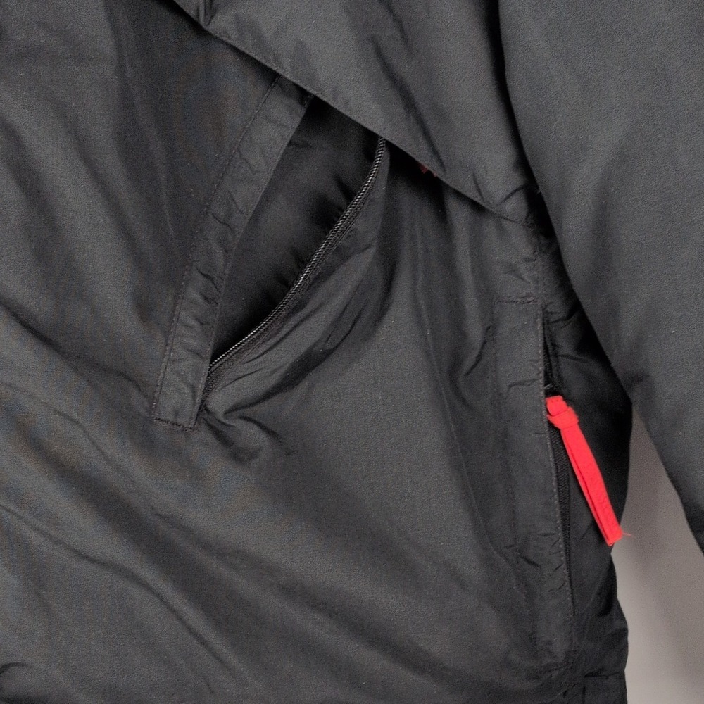 VINTAGE COLUMBIA WHIRLIBIRD RADIAL SLEEVE NEON  3 IN 1 BLACK JACKET NYLON SKI L - Picture 4 of 6